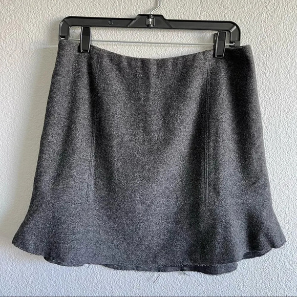 Madewell Boulevard Wool Skirt - Picture 1 of 8